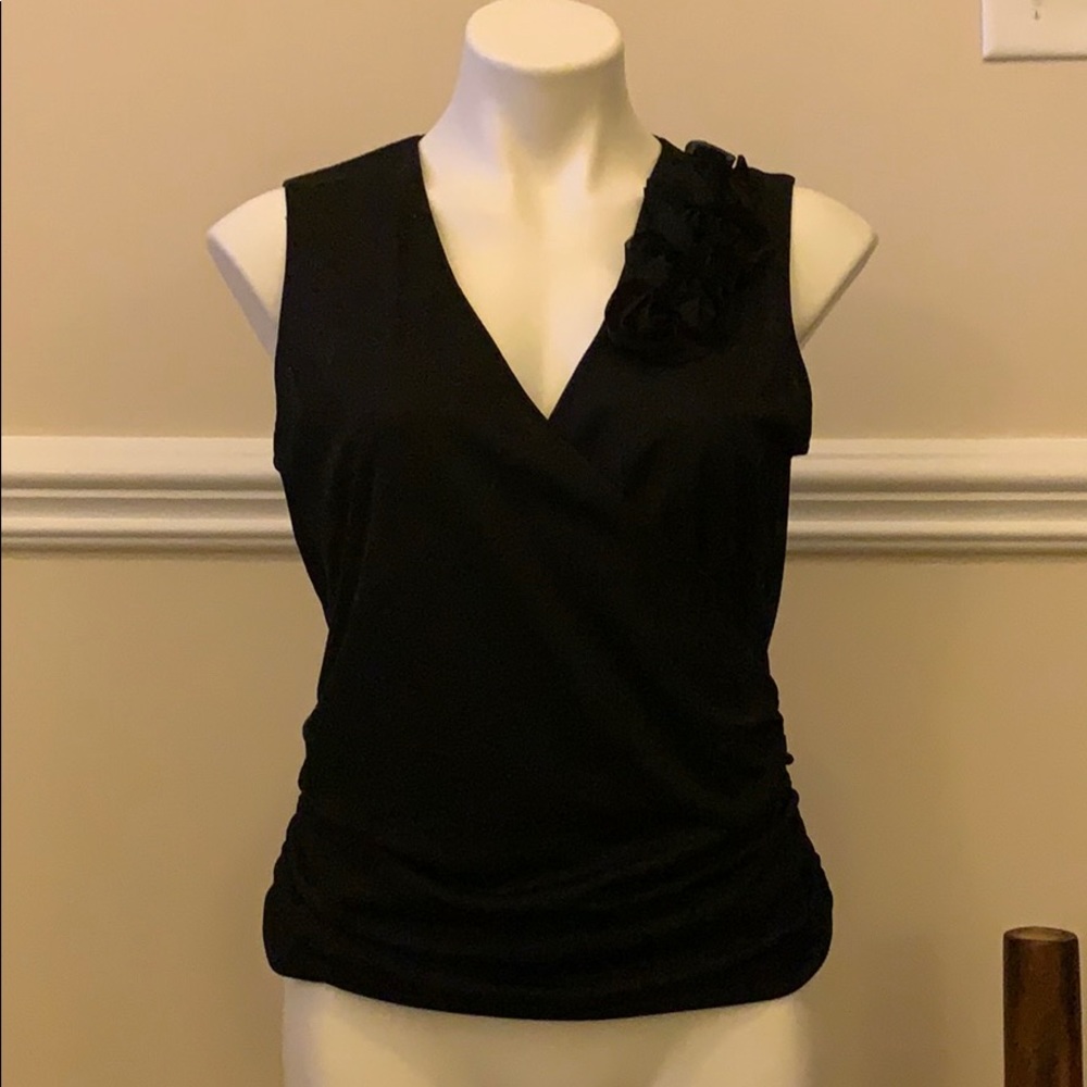 NEW Anne Klein Formal Occasion Black Top